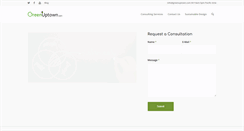 Desktop Screenshot of greenuptown.com